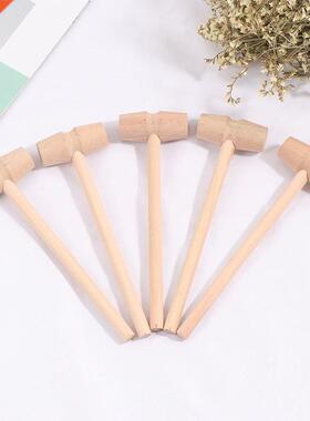 1/5/10Pcs Wooden Hammer Mallet Carving Tool Leather Craft Je