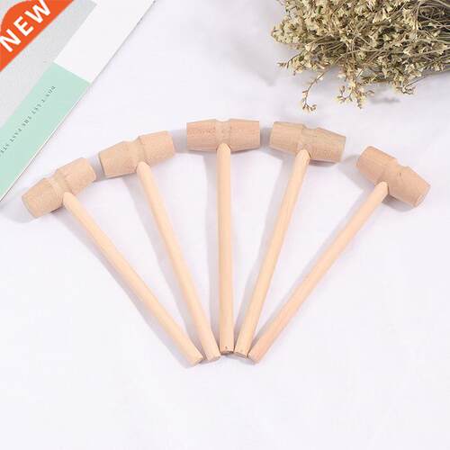 1/5/10Pcs Wooden Hammer Mallet Carving Tool Leather Craft Je