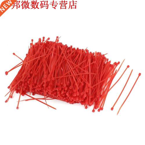 1000pcs 3mm x 100mm Nylon Zp Kabelbnders Rood