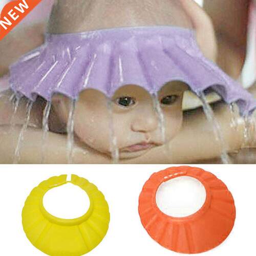 Hot Sale Adjustable bath hat for Baby kids Shampoo Shower B