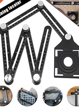 Adjustale Ceric Tile Hole Locator 6 Folding Multiple Angl
