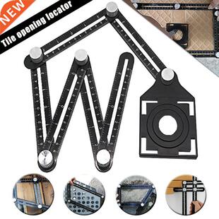 Adjustale Ceric Tile Hole Locator 6 Folding Multiple Angl