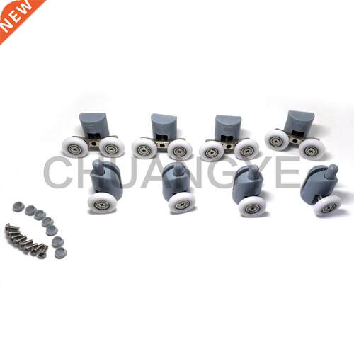 SET OF 8 SHOWER DOOR ROLLERS RNNERS WHEELS PLLERS 20, 22, 2