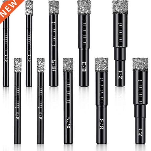 Dry Diamond Drill Bits Set 10 PCs Tile Drill Bits Granite Dr