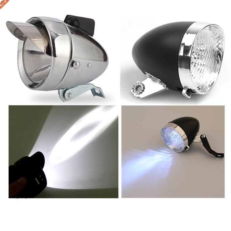 Retro Bike Light 3LED Metal Bicycle Light Front Light Head L