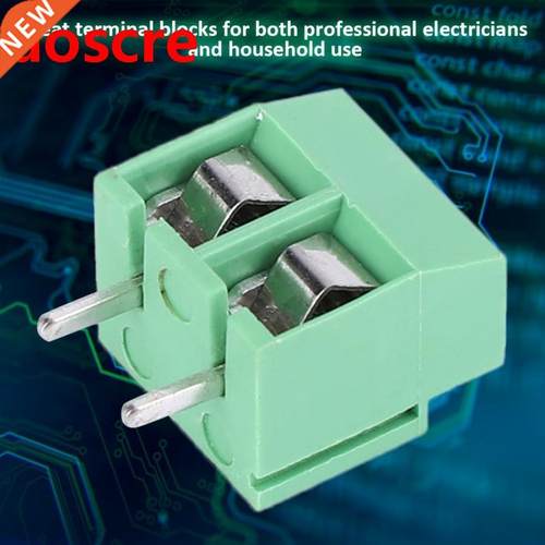 50pcs/Lot 2-Pin 5mm Pitch Screw Terminal Block KF126V-5.0-2P