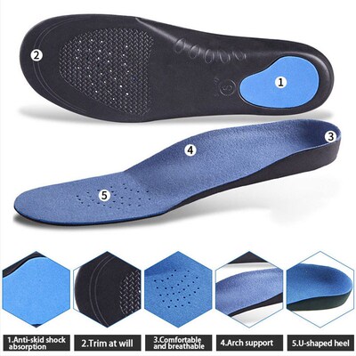 Orthotic Insoles Arch Support for feet Height 3cm High Qual
