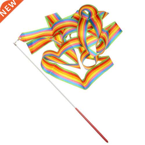 4M Colorful Gymnastic et Dancing Twirling Ribbon Rod Streame