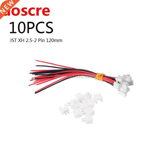 10 Sets JST XH 2.5-2 Pin Battery Connector Plug Female Mal