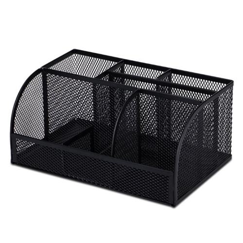 Pencil Holder Metal Basket Pen Container Countertop Mesh Des
