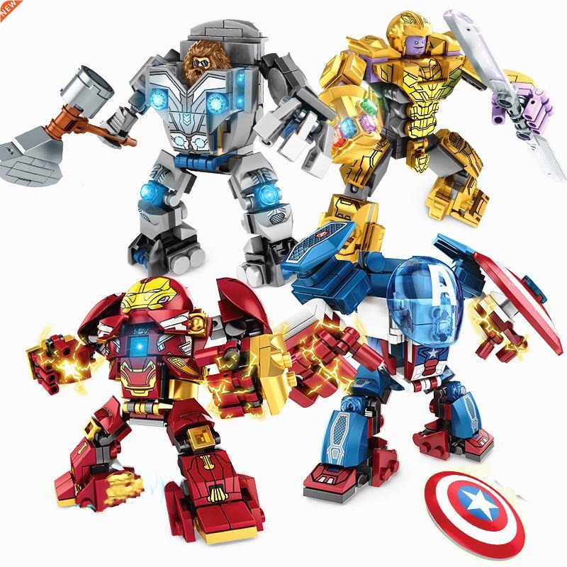 Avengers Heroes Mecha Set Endgame Thanos Anime Action Figure