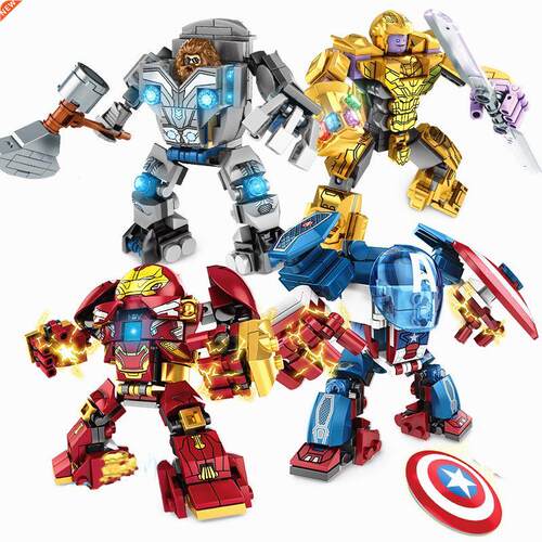 Avengers Heroes Mecha Set Endgame Thanos Anime Action Figure