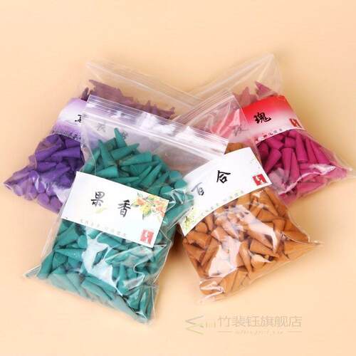 Natural Incense Cones 50/100/200/500g Fragrant Tower Torn Pe