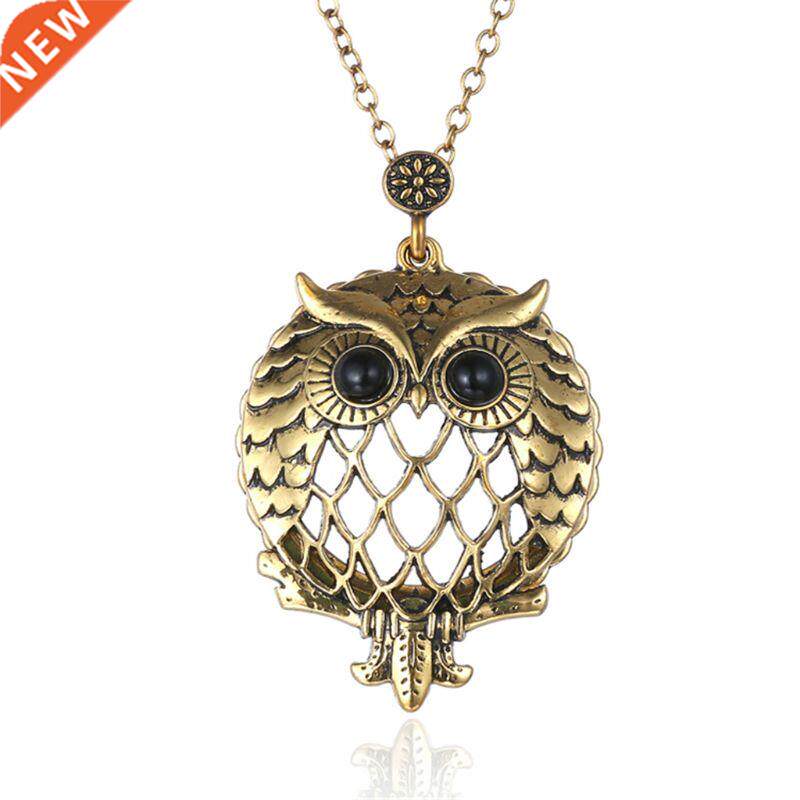 vintage chain magnifying glass hot necklace pendant grandma