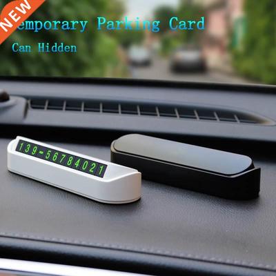 Car Temporary Parking Card Phone Number Card Plate Telephone