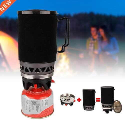 Portable Outdoor Camping Backpacking Windproof Cooking Pot C