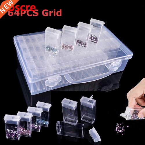 64 Girds 5D  Diamond Painting Accessories Beads Container