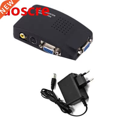 AV to VGA Adapter RCA VGA Converter RCA Composite S-Video AV