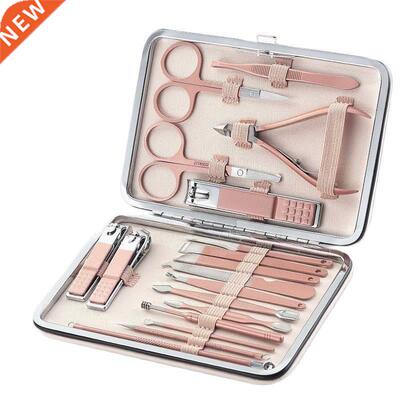 Newest Color 18 Tools Stainless Steel Manicure set Professio