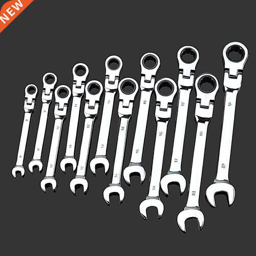 1pcs Double End Wrench Tool Set Flexible Head Combination Ra