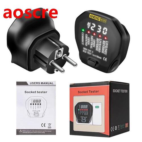 AC09 Socket Tester Electricity Testing Circuit Polarity Dete