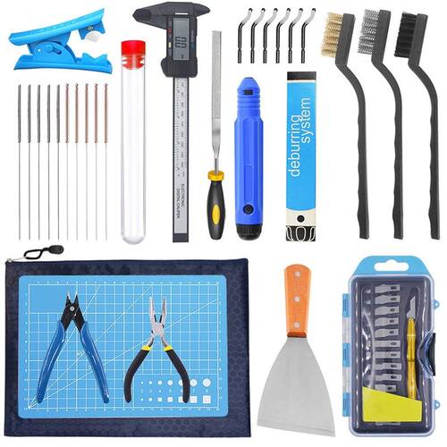 3D Printer Tool Kit,Cleaning and Removal Tool with Storage B