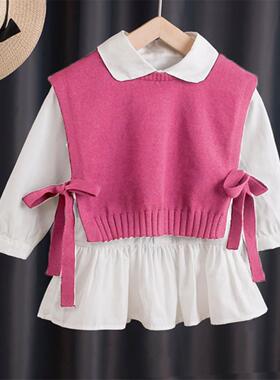 Korean fashion 2022 spring Brand Baby Girls Outfits winter K