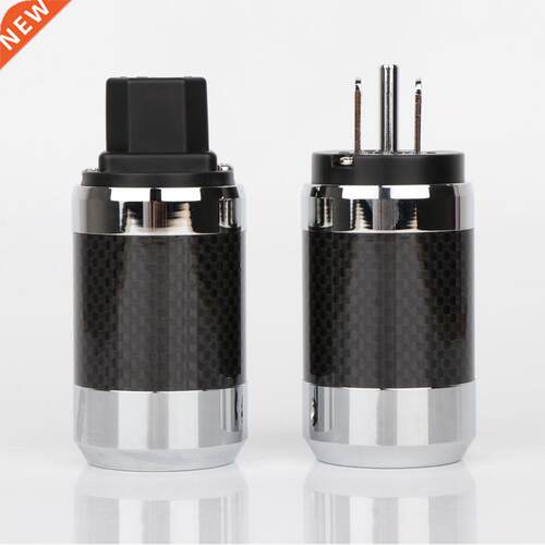 2020 Blck Hight Crbon Fiber Rhodium Plted Schuko US C Po