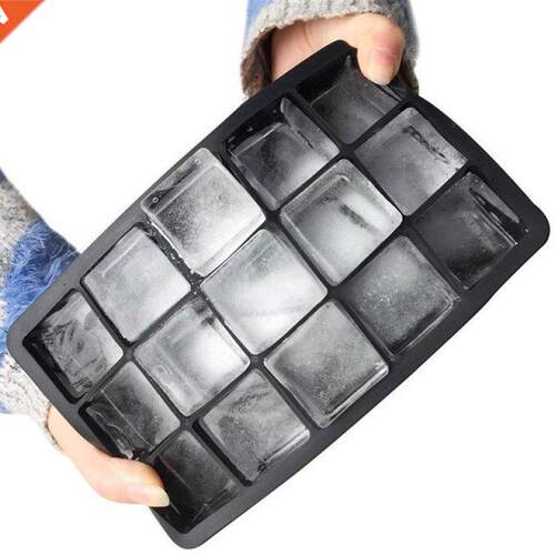 3 Pieces 15-grid Ice Cube Mold Home Br Pub Wine Ice Blocks