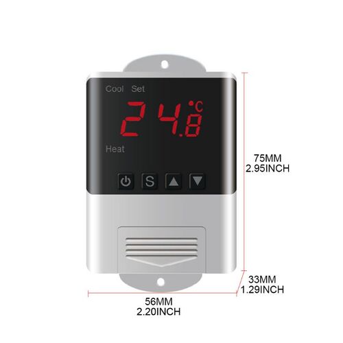 DTC-1200 AC 110-220V Digital Temperature Controller LED Dis