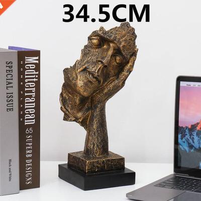 34.5CM Home Nordic Simple Abstract Sculpture Figurine Orname