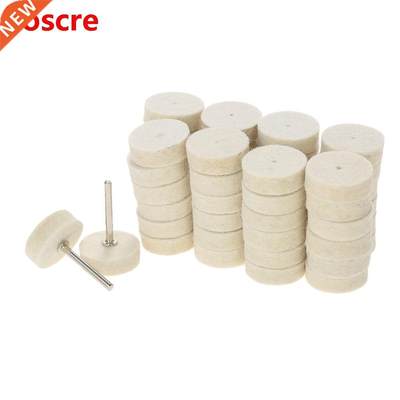 129pcs Wool Felt Metal Surface Buffing Accessories Polished