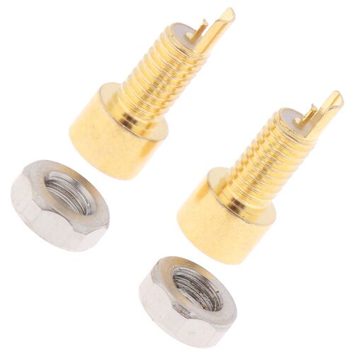 1 Pair Gold Plated Pure Copper MMCX Female Jack Solder Wire