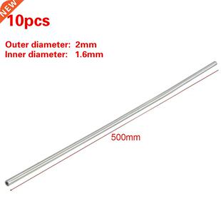 10pcs Silver 304 Stinless Steel Cpillry Tube 2mm OD 1.6mm
