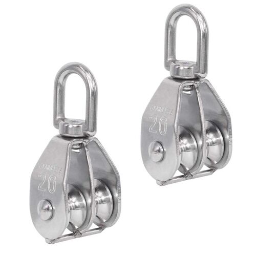 M20 Double Pulley Stainless Steel Wire Rope Crane Double Whe
