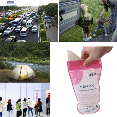 1Pcs Outdoor Emergency Urinate Bags 700ml Easy Take Piss Bag