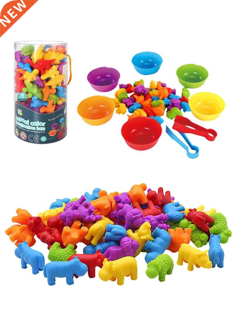 Counting Dinosaur with Stacking Cups Montessori Educational
