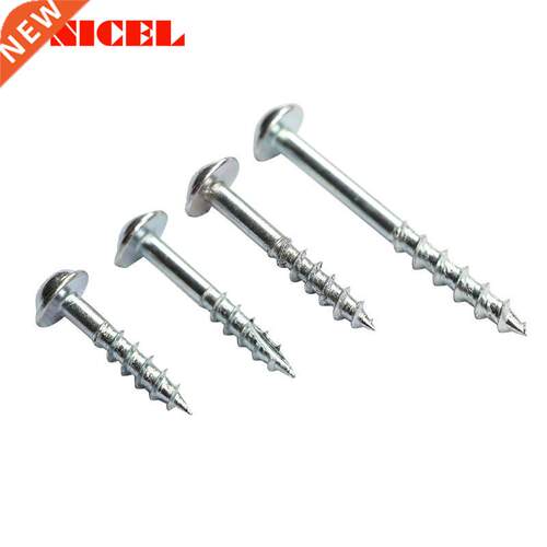 100Pcs High Strength Self-tapping Screws for Pocket Hole Jig