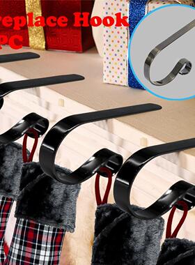25# 1pcs Metal Christmas Stocking Holder Hooks For Happy Ne