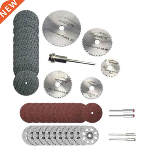 40Pcs Cutting Wheel Set 1/8 inch Shank Diamond Cutting Wheel