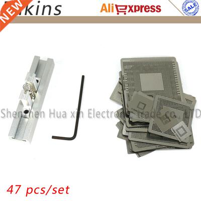 47pcs/set Game Consoles Directly Heating BGA Stencil + BGA J