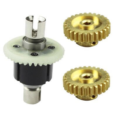 Metal 27T Motor Differential Gear Upgrade Parts for RC 1/18