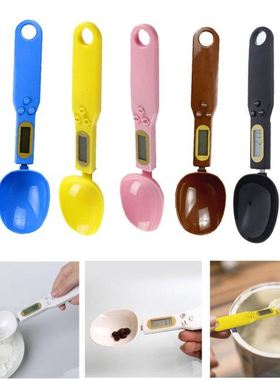 LCD Digital Kitchen Scales Measuring Spoons for Cooking Elec