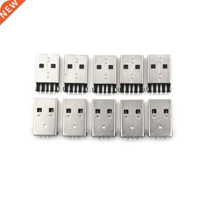 20pcs 2.0 4Pin USB A Type SMT Connector Male Plug G49 for D