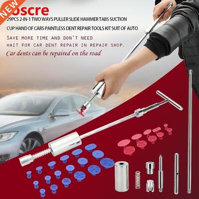29pcs 2-n-1 Two Ways Puller Slde Hammer Tabs Sucton Cup H