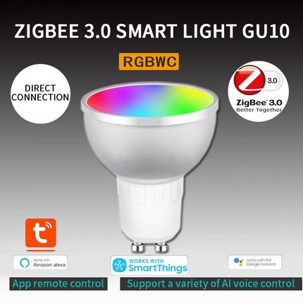 Zigbee .0 GU10 LED Lamp Color Spotlight Indoor Neon Sign Li