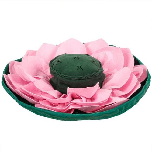 Lotus Shape Pet Dog Snuffle Mat Nose Smell Training Blanket