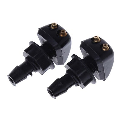 2 X Auto Car Front Windscreen Universal Washer Wiper Nozzle