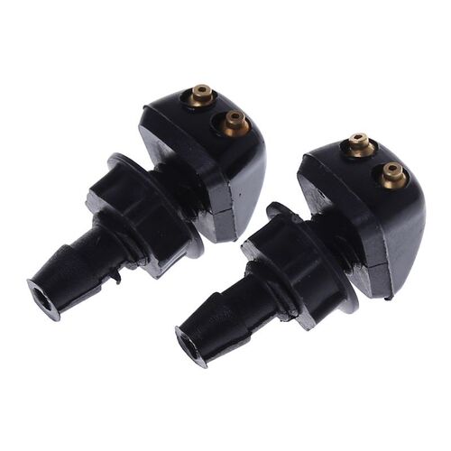 2 X Auto Car Front Windscreen Universal Washer Wiper Nozzle
