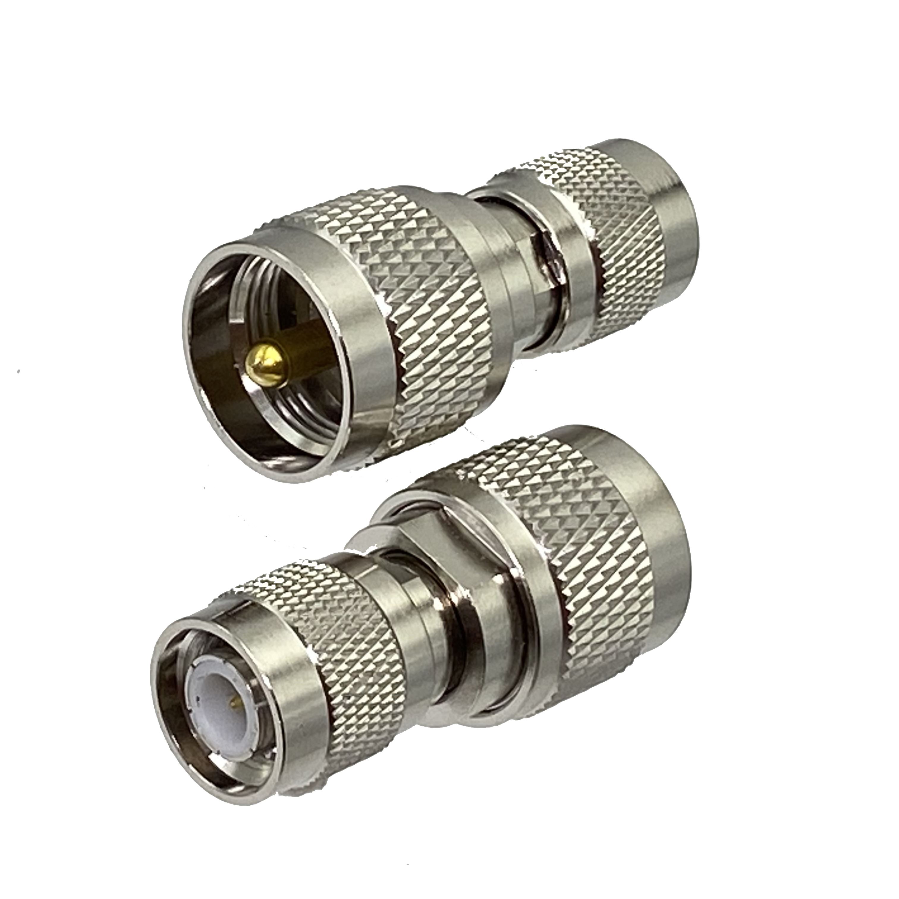 1pcs Connector Adapter UHF PL259 Male Plug to TNC Male Plug